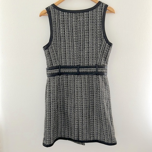 Anthropologie Maeve Tweed Mini Dress Black White NWOT - Picture 7 of 16